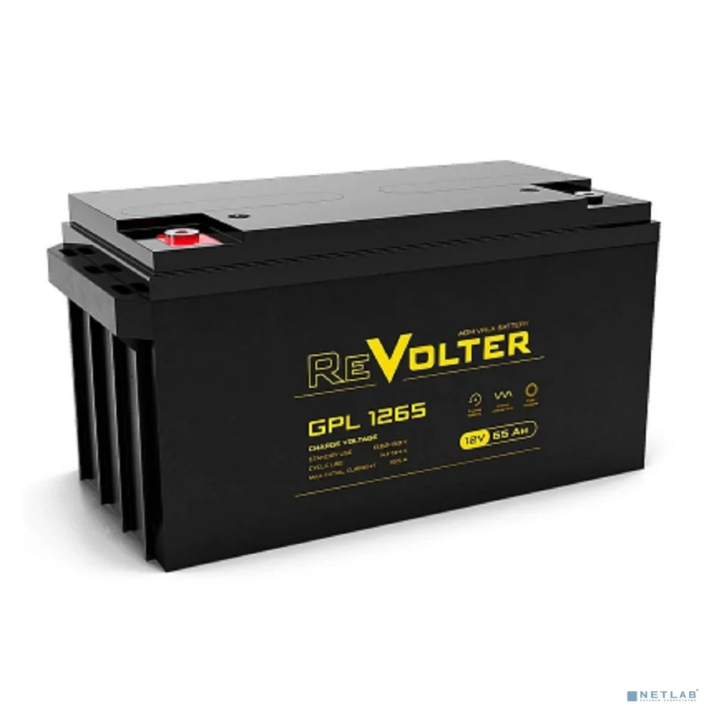 АКБ DELTA Аккумуляторная батарея универсальная, технология GEL, (12V / 65Ah)