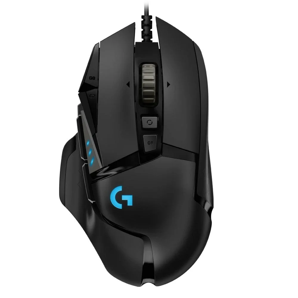 910-005474/910-005471/910-005469 Logitech Игровая мышь G502 HERO High Performance Gaming Mouse, чёрный