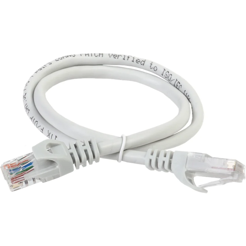 ITK RJ45(m) - RJ45(m) Cat. 5e U/UTP PVC 1м серый