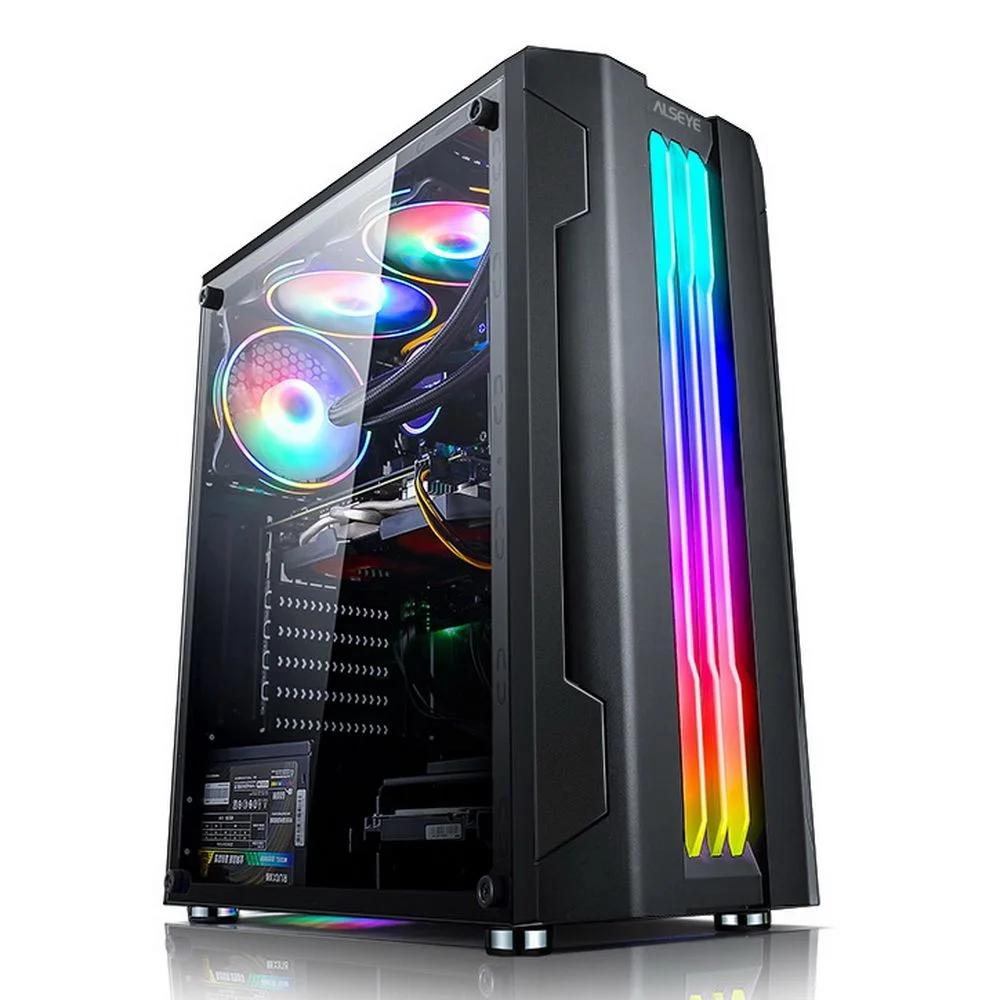 Корпус ALSEYE Корпус ALSEYE Auro 3.0-B Mini-ITX/Micro ATX/ATX, USB2.0*2+HD Audio+USB3.0*1, «H.D.D.(3.5»)*2pcs+S.S.D(2.5»)*2pcs, 354*185*413mm»