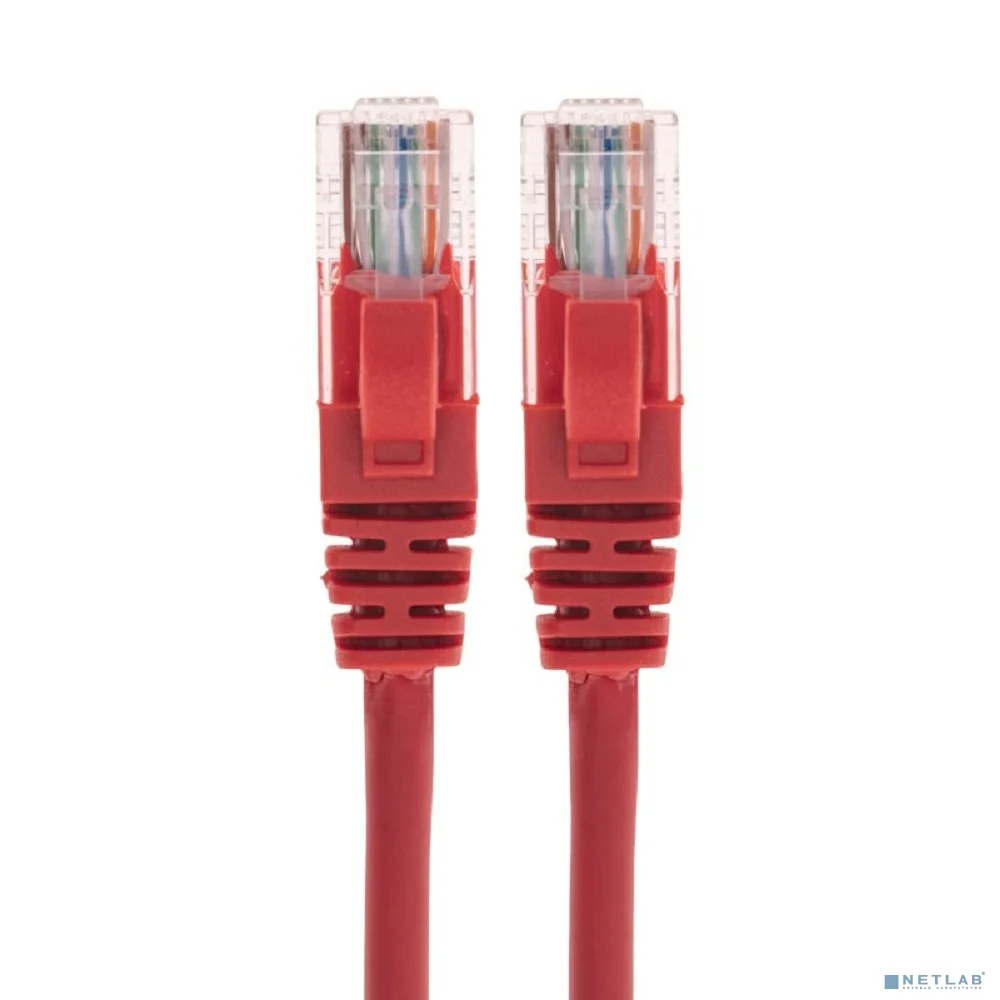 Rexant (02-0293-05) Патч-корд U/UTP, CAT 6, RJ45-RJ45, 26AWG, LSZH, красный, 0,5м