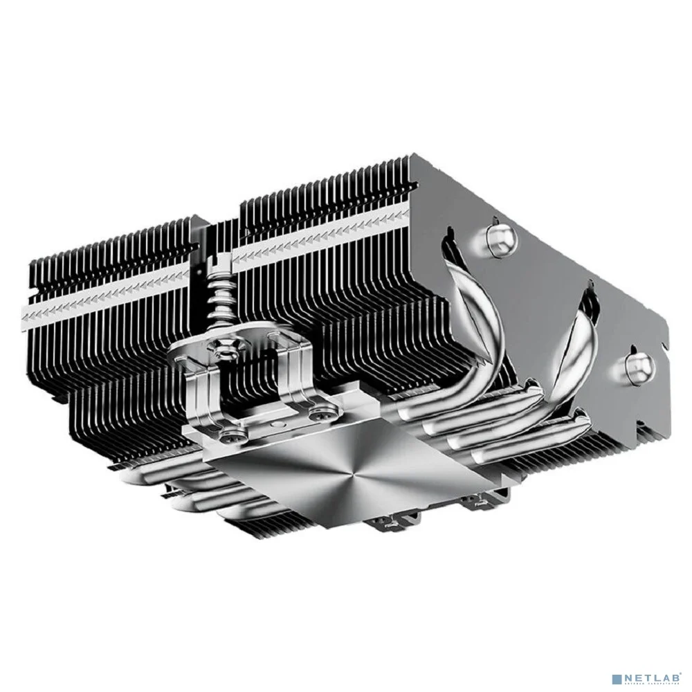 PCCooler (RC400-37) S815I Low profile (125W, 4pin PWM, 37mm, Al/Cu, 4x6mm, 1x75mm, 51.42 CFM, 39dBA, 2000~4000 RPM, S: LGA115X/20XX/1200/1700/1851 AMD3/AMD4, silver)