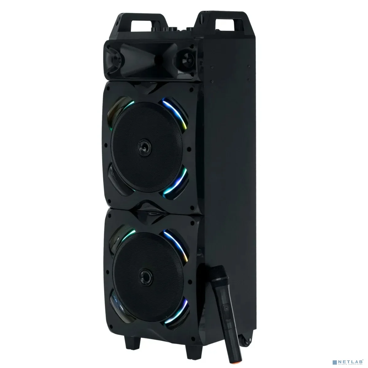 Повреждение упаковки Dialog Oscar AO-220 - акустическая колонка 1.0, 100W RMS, Караоке с беспр. микр, BT+FM+USB+SD+GT