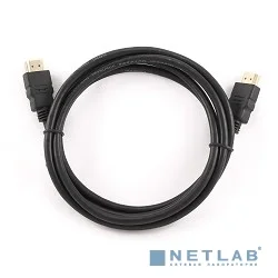 Кабель HDMI Cablexpert 19M/19M, v2.0, серия Light, позол. контакты, экран, 1м, черный, пакет (CC-HDMI4L-1M)