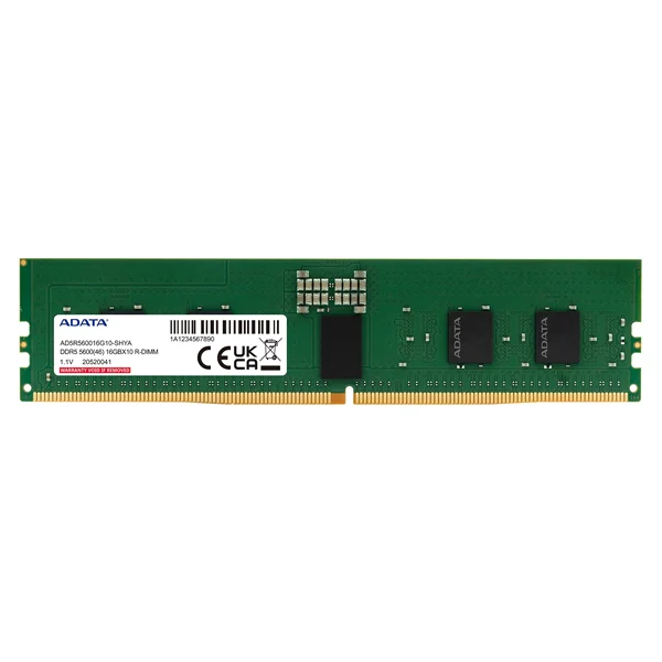 Оперативная память ADATA DDR5 RDIMM 64GB 5600MHz 1*64GB ECC Reg 1.1V CL46-45-45 SINGLE TRAY