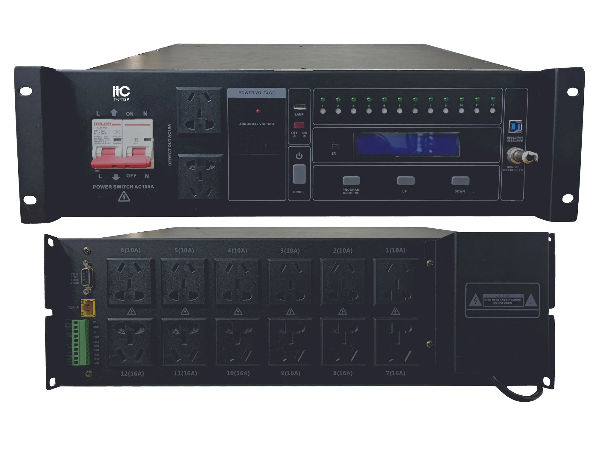 ITC T-6412P 12-канальный распределитель питания 3