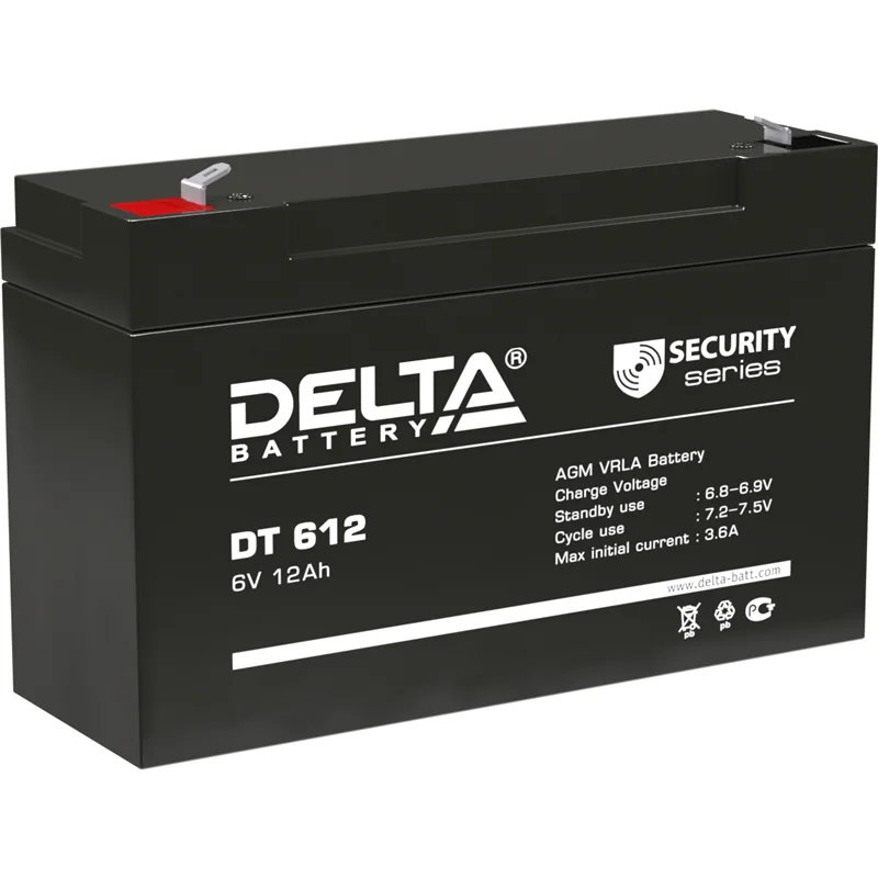 Delta DT 612 (6V / 12Ah)