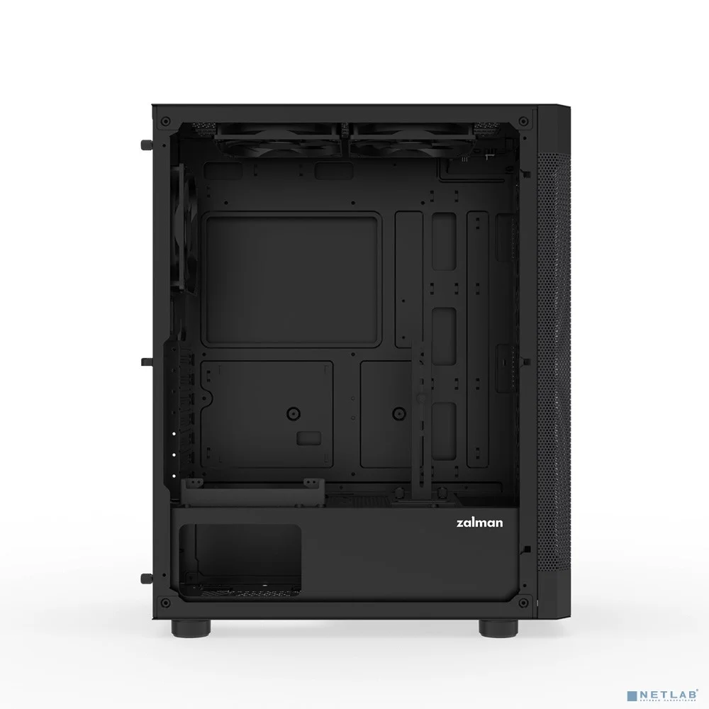 Корпус Zalman i4 Black Mid Tower (ATX/micro ATX/mini-ITX , без БП, Steel, ABS, HD Audio, USB 3.0x2 USB2.0x1 6x120mm FAN)