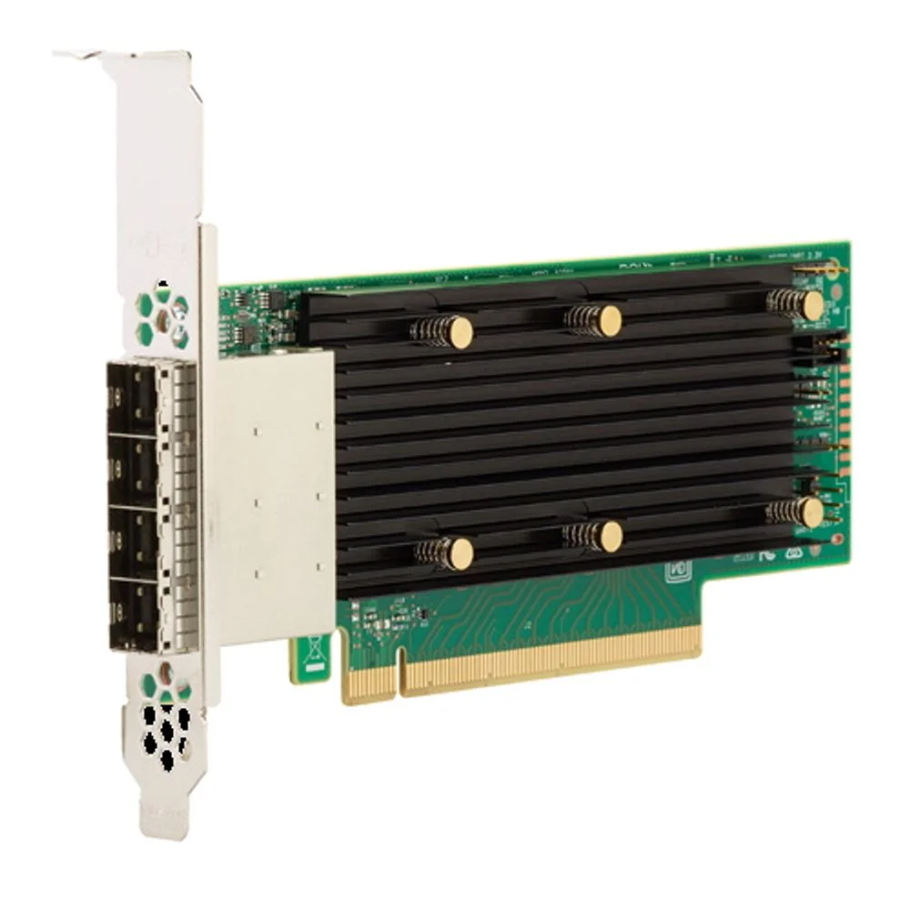 HBA-адаптер Broadcom SAS 9405W-16e SGL (05-50044-00) PCIe 3.1 x16 LP, Tri-Mode SAS/SATA/NVMe 12G HBA, 16port(4*ext SFF8644), 3616W IOC {5}
