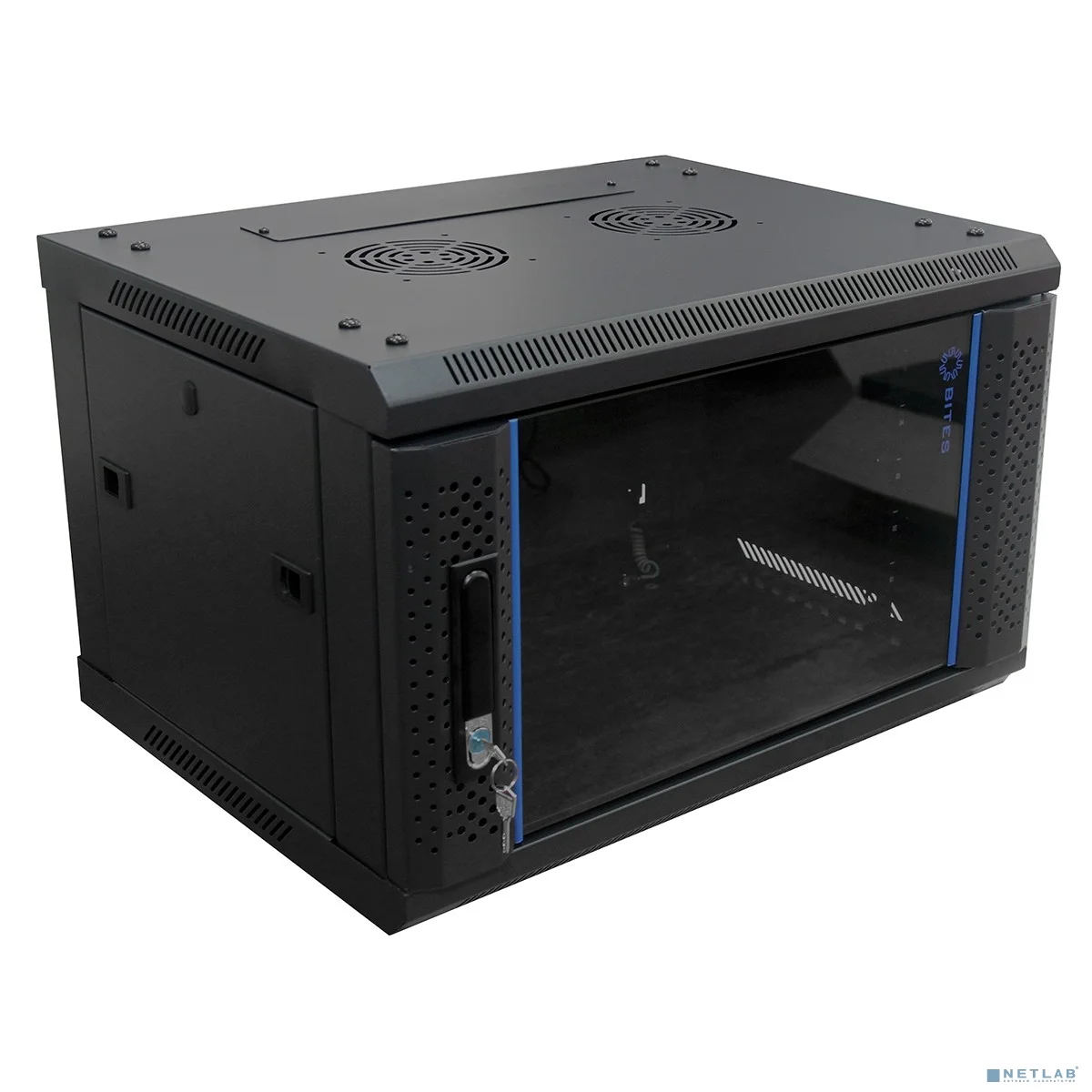5bites Шкаф телекоммуникационный настенный TC6403-09B 9U / 600*450 / WALL / BLACK