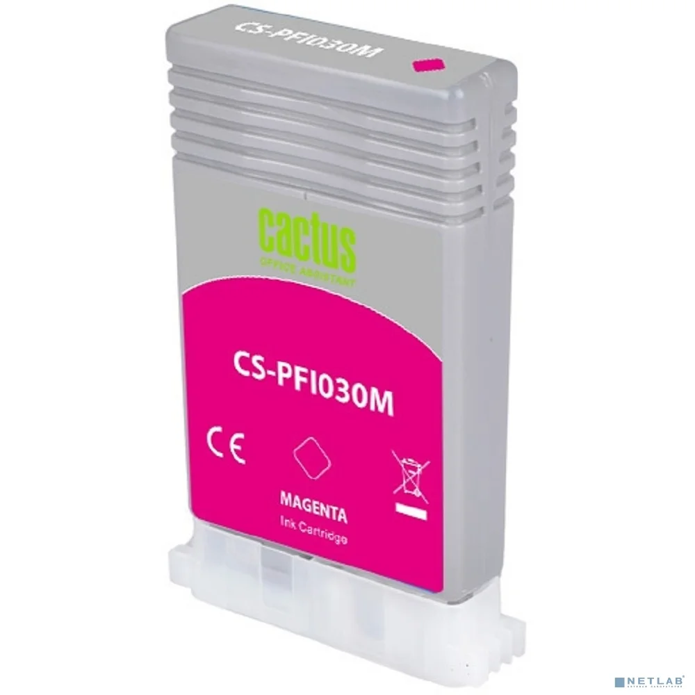 Картридж струйный Cactus CS-PFI030M PFI-030M пурп.пигм. (55мл) для Canon imagePROGRAF TA-20/30