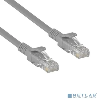 Exegate EX282002RUS Патч-корд медный UTP-RJ45-RJ45-C6-CU-0,5M-GY, UTP, cat.6, 0.5м, серый