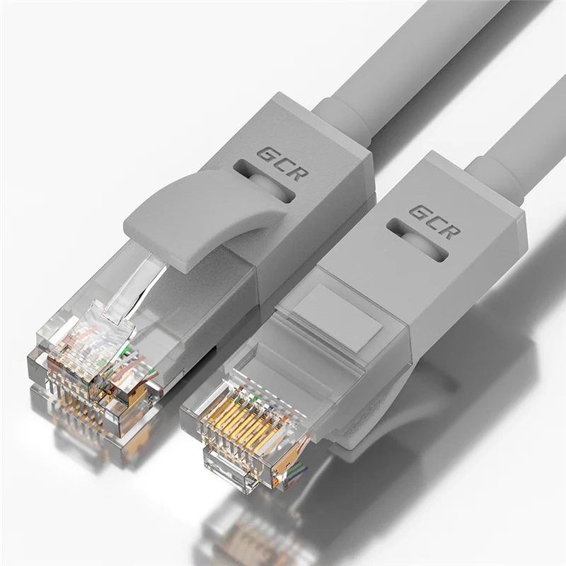 Greenconnect RJ45(m) - RJ45(m) Cat. 5e UTP 14м серый
