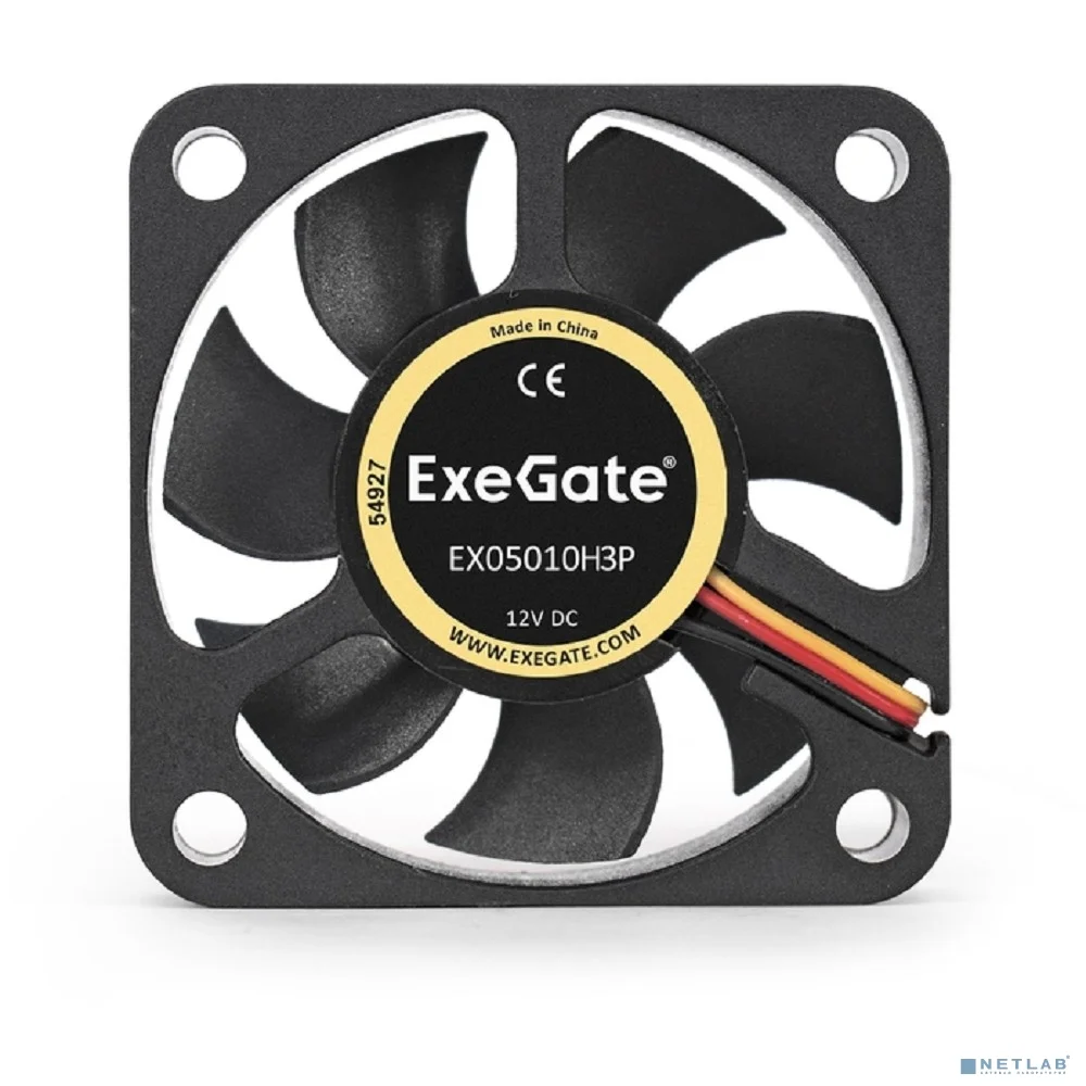 Exegate EX253943RUS Вентилятор ExeGate Mirage-H 50x50x10 гидродинамический подшипник, 4500 RPM, 22dB, 3pin