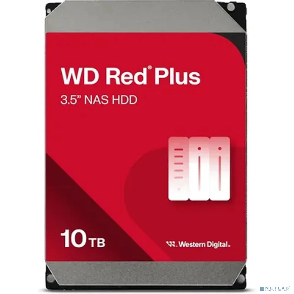Жесткий диск Western Digital 10TB Red plus, Cache 512MB WD100EFGX 2