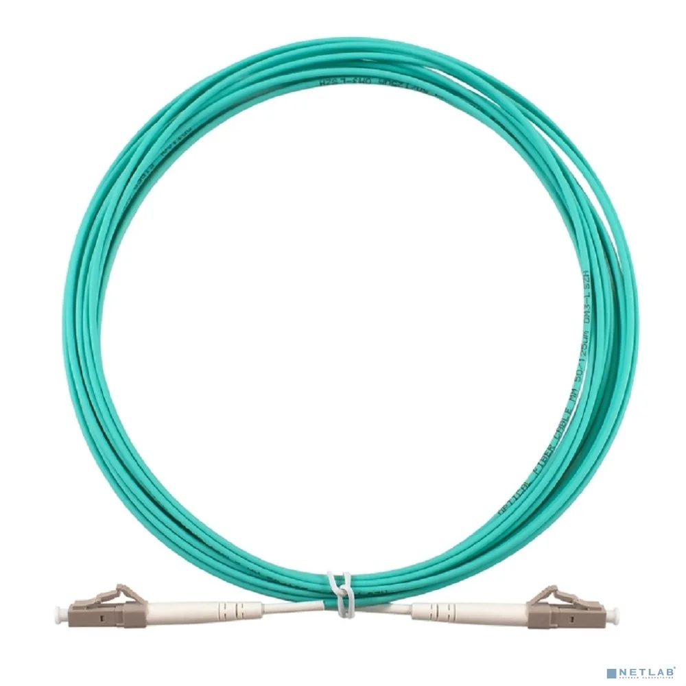 Exegate EX295145RUS Патч-корд волоконно-оптический FC-S-503-LC-LC-5M-LSZH (Шнур ВО MM 50/125 (OM3), LC/UPC-LC/UPC, Simplex, LSZH, 5м)