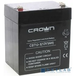 Crown Аккумулятор CBT-12-5 (12V, 5Ah)