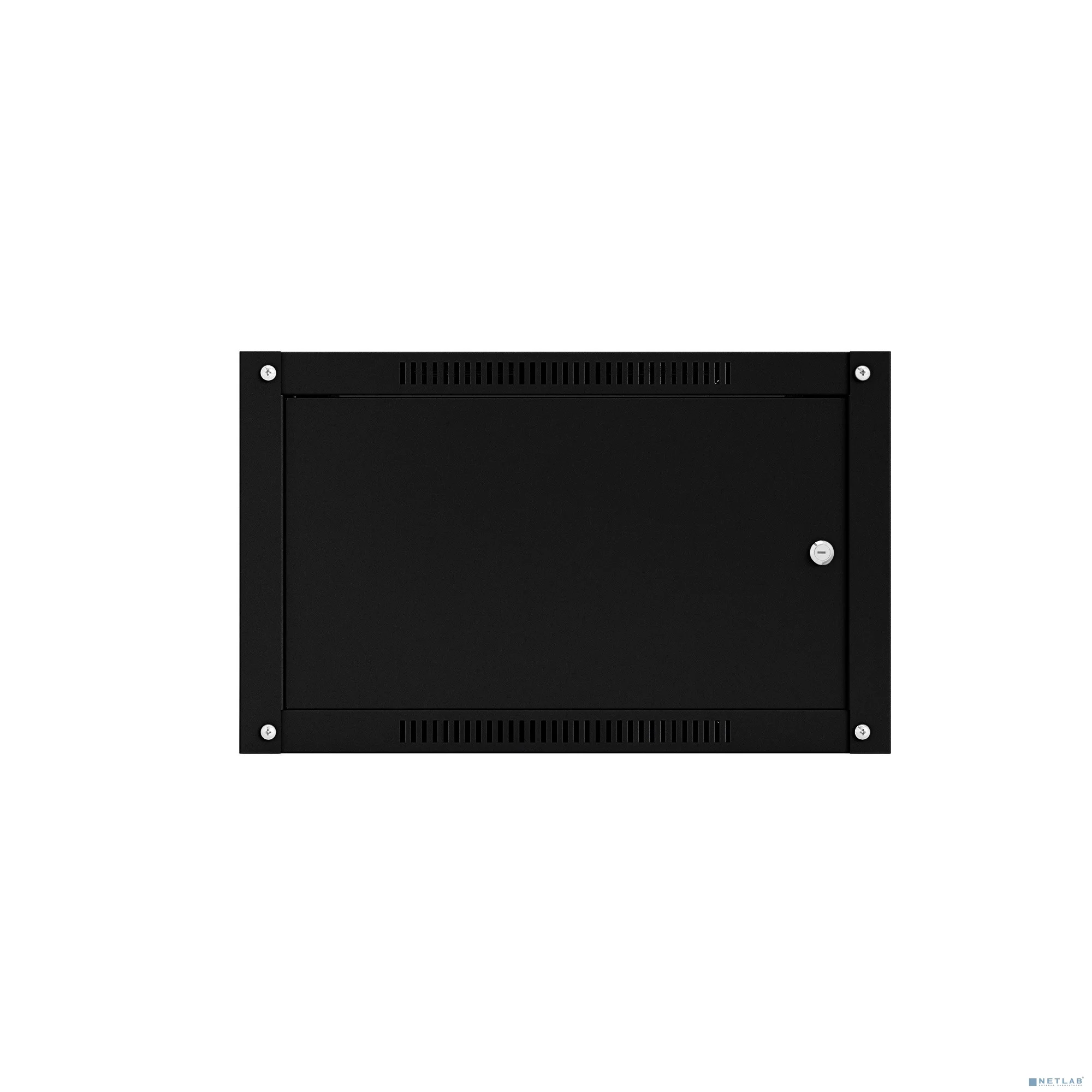 NTSS Шкаф настенный телекоммуникационный NTSS WS 12U 600х450х635мм, 2 профиля 19, дверь сплошная металл, боковые стенки съемные, разобранный, черный RAL 9005 NTSS-WSP12U6045FD-BL