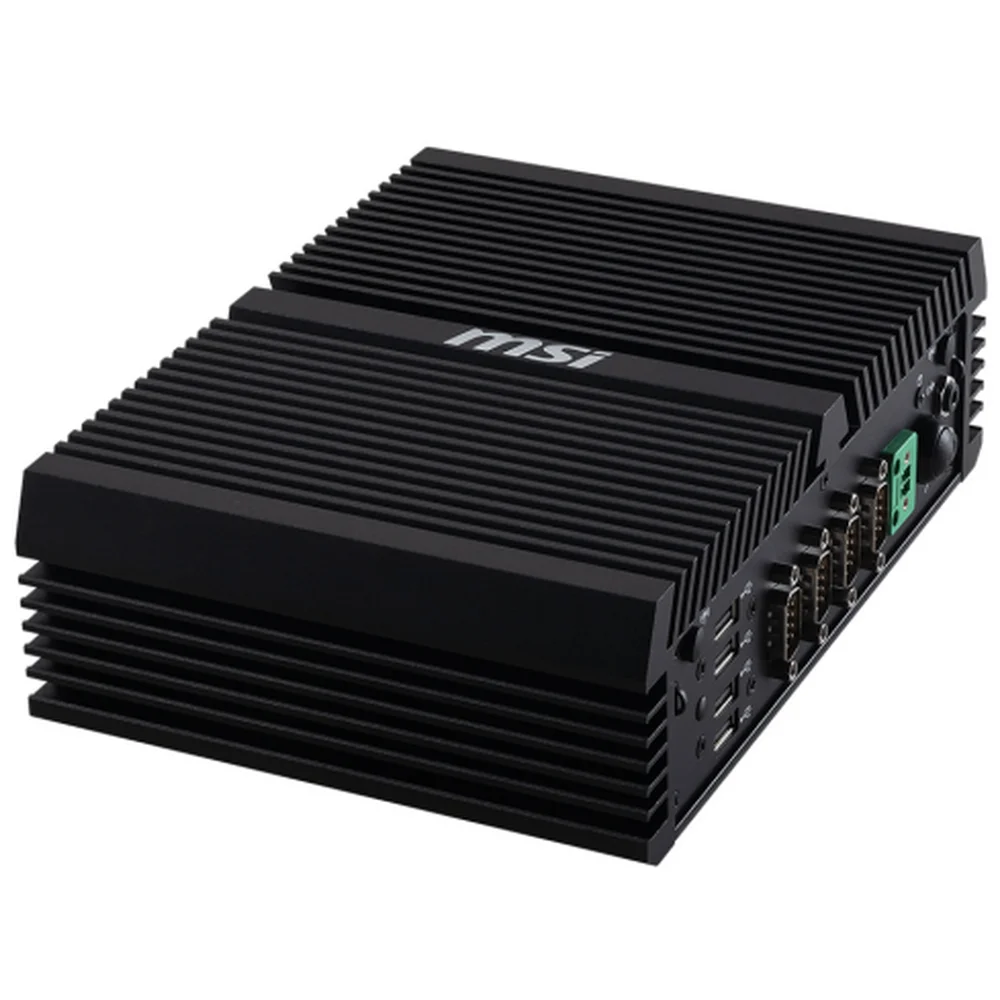 Промышленный мини ПК MSI
MS-C906\706-C906-020\826-C906-011 VER 11, Barebone, Fanless, Intel Raptor Lake-P i5-1345UE, 19V/90W ADAPTER, 1*SATA CABLE, 1*WALL MOUNT, 1*DIN-RAIL, 2*TERMINAL BLOCK, BLACK w/o LOGO msi