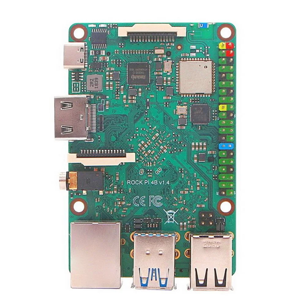 Одноплатный компьютер RockPi 4 Model A 1GB RK3399/1GB