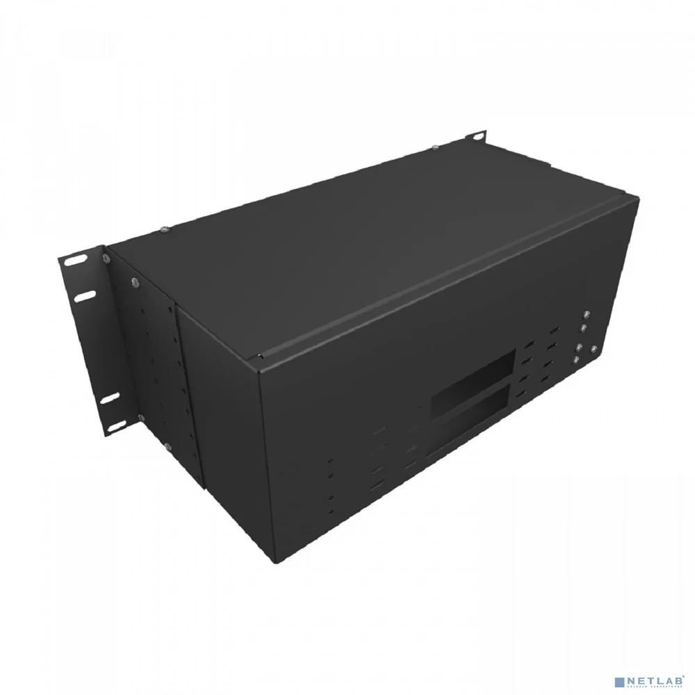 NTSS Кросс NTSS оптический 19'' укомплектованный 4U, 144 порта FC/UPC, 62.5/125 мкм (планки, сплайс-кассета 5шт, пигтейлы, КДЗС, адаптеры) черный RAL 9005 NTSS-RFOB-4U-144-FC/U-62.5-SP1.5G7AY-BL