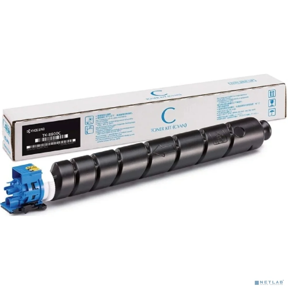 Kyocera-MitaTK-8800C Тонер-картридж, Cyan {P8060cdn (20 000 стр)}