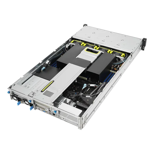 Сервер ASUS RS720-E11-RS24U 2U, 2xLGA4677, 32 DIMM DDR5, 24x 2.5"(12x NVMe+12x NVMe/SATA/SAS* hs), 2 x M.2 slot 2280, 2x10Gbe RJ45, 1 dual-slot GPU, 4 slots PCIe 5.0, 1x OCP 3.0, 2x2600W 4