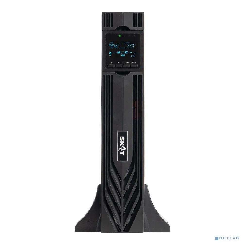 ИБП Бастион SKAT-UPS 3000-RACK-ON-6X9 P3 {Online, 3000ВА/3000Вт, 2хЕВРО+1хС19, АКБ 6х9Ач, SNMP/USB/RS-232/EPO, доп блок до 4 шт SKAT BC 72/18S3, МПТ} (8772)
