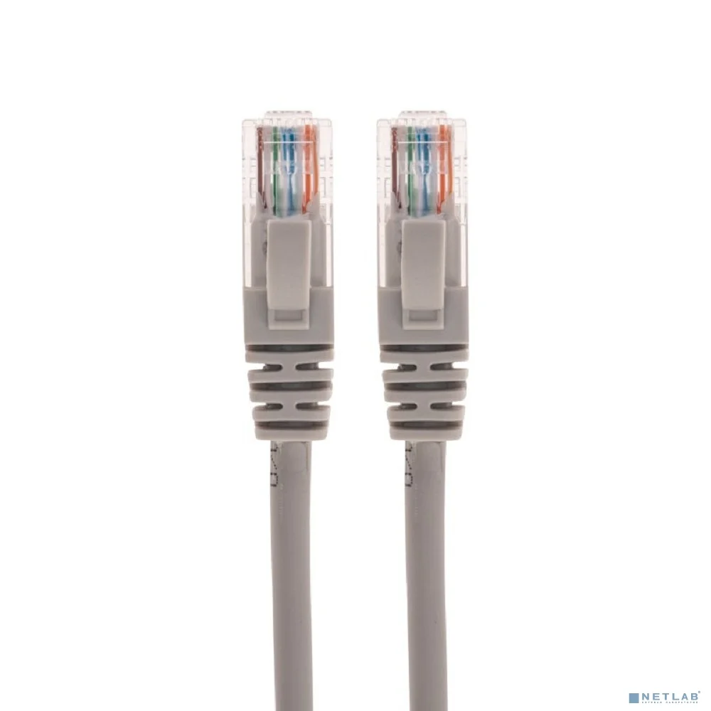 Rexant (02-0290-1) Патч-корд U/UTP, CAT 6, RJ45-RJ45, 26AWG, LSZH, серый, 1м