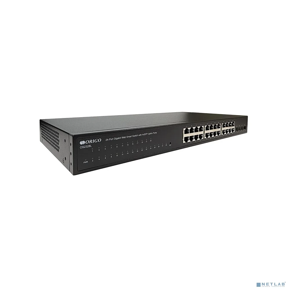 ORIGO OS2328L/A1A Web-управляемый L2 коммутатор 24x1000Base-T, 4x100/1000Base-X SFP