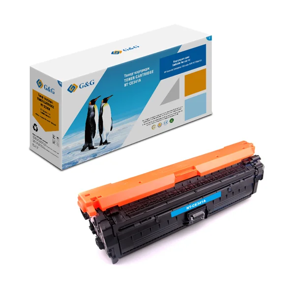 Картридж G&G GG-CE341A голубой (15000стр.) для HP CLJ M775