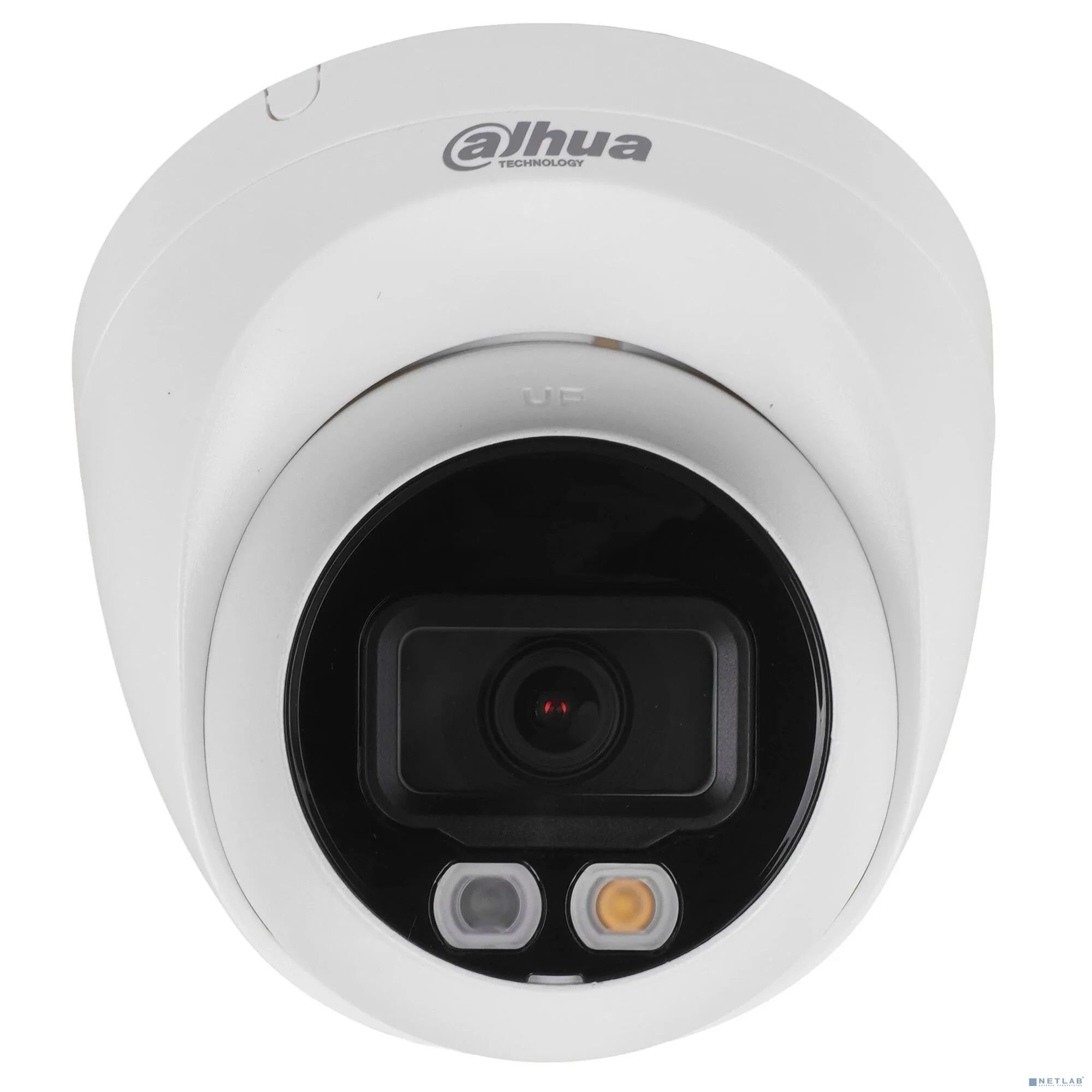 DAHUA DH-IPC-HDW2849TP-S-IL-0360B Уличная турельная IP-видеокамера SmartDualLight 8Мп, 1/2.7” CMOS, объектив 3.6мм, видеоаналитика, микрофон, ИК 30м, LED 30м, IP67, металл/пластик