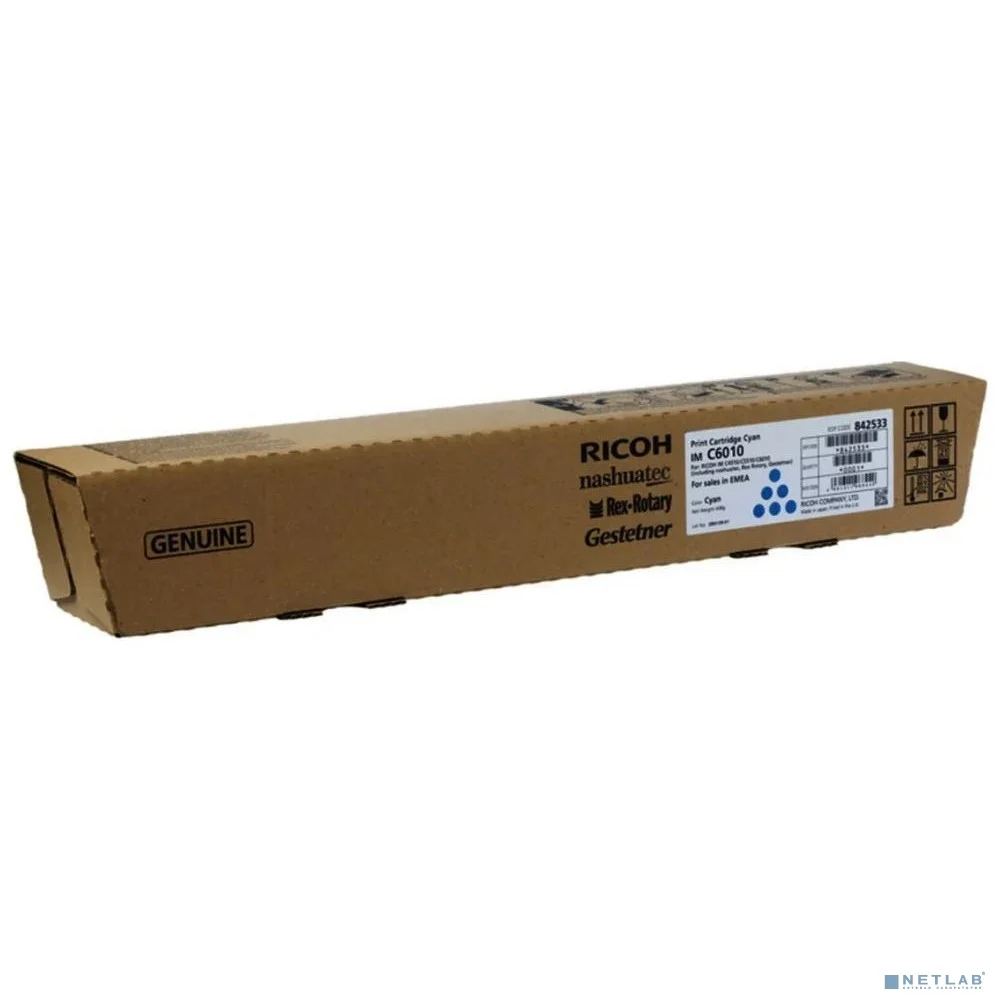 Тонер-картридж тип IMC6010 голубой для Ricoh IMC4510/5510/6010 (28000стр)