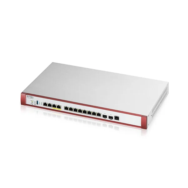 Межсетевой экран Zyxel USG FLEX 700H, Rack, 2xSFP+ (LAN/WAN), 2xRJ-45: 1/2.5/5/10G PoE+ (LAN/WAN), 2xRJ-45: 1/2.5G (LAN/WAN), 8xRJ-45: 1G (LAN/WAN), 1xUSB3.0, AP Controller (8/520), Device HA, в компл 3