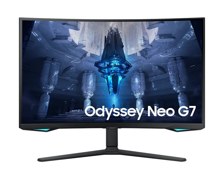 Монитор Samsung 32" Odyssey Neo G7 S32BG752NI Curved VA 16:9 3840x2160x165Hz 1ms 350cd 1М:1 178/178 1,07 млрд HDMIx2 DP USB3.0x2 HAS Pivot Tilt VESA Black