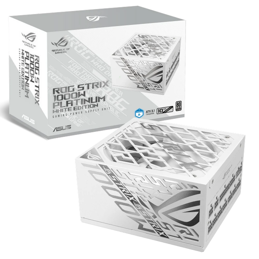 Блок питания ПК ASUS ROG-STRIX-1000P-GAMING-WHITE