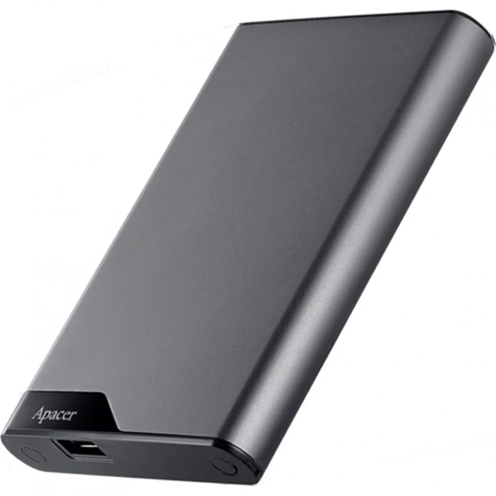 Жесткий диск внешний Apacer AC632A AP1TBAC632A-1 1TB 2.5" USB 3.1 Gen 1, Military-Grade Shockproof Protection, Aluminum Alloy, Win/Mac/Linux, Grey, RTL (915412)