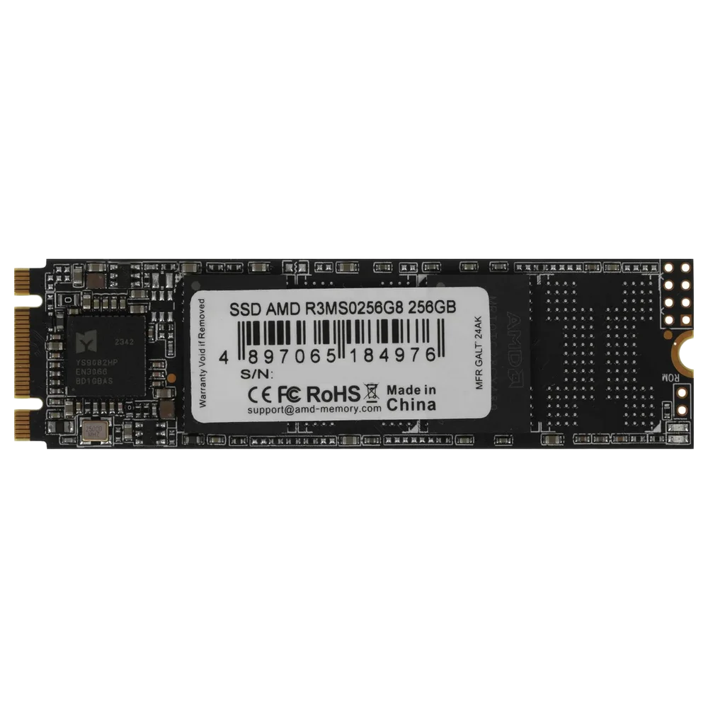 Твердотельный накопитель SSD AMD Radeon M2.2280 256GB R3 Series