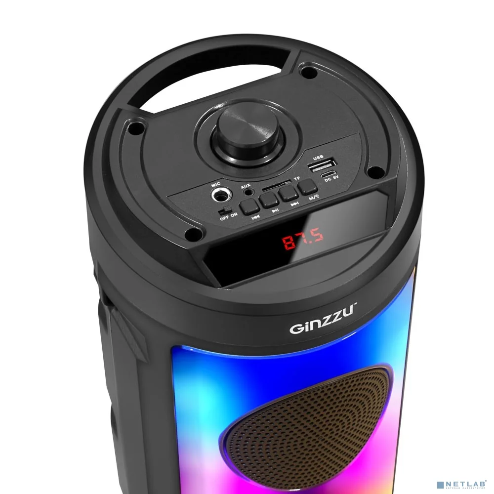 Повреждение упаковки Ginzzu GM-231, Акустическая система Midi, TWS/BT/USB/TF/FM/ДУ