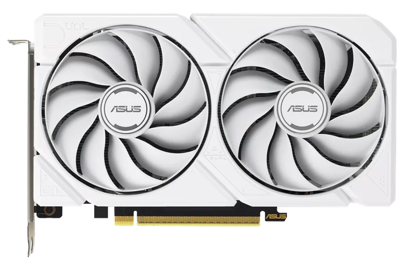 Видеокарта ASUS DUAL-RX9060XT-16G-WHITE//RX9060XT HDMI DP*2 16G D6; 90YV0LG3-M0NA00
