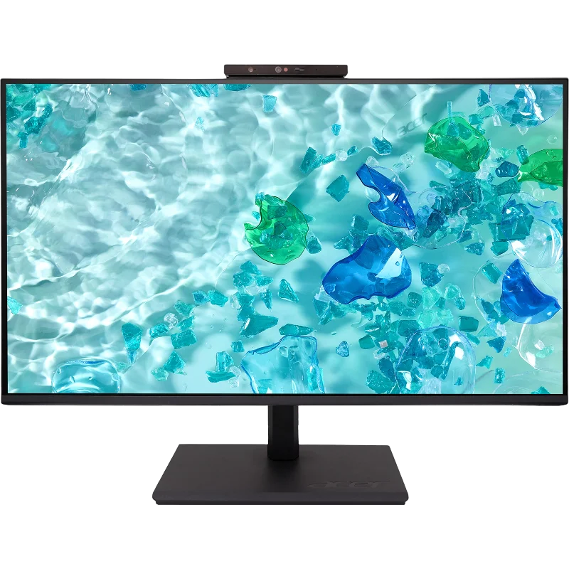 Мониор 27'' ACER Vero B277UD6bmiiprczx IPS, 2560x1440, 1 / 4ms, 350cd, 120Hz, 2xHDMI + 1xDP + SPK +  USB 3.2x3+USB-B (1up 3down) + Adj. Webcam 5M IR/Mic array, Speakers 2Wx2,   hadj 165,  Vesa:100x100