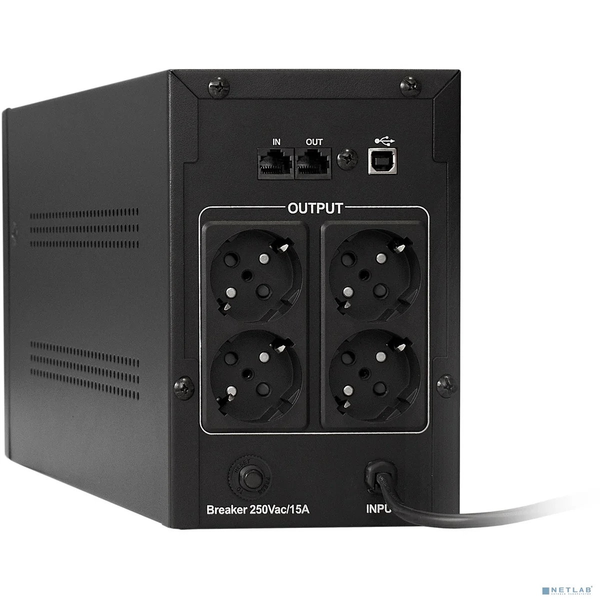 Exegate EP285531RUS ИБП ExeGate SpecialPro Smart LLB-2200.LCD.AVR.EURO.RJ.USB <2200VA/1300W, LCD, AVR, 4 евророзетки, RJ45/11, USB, Black>