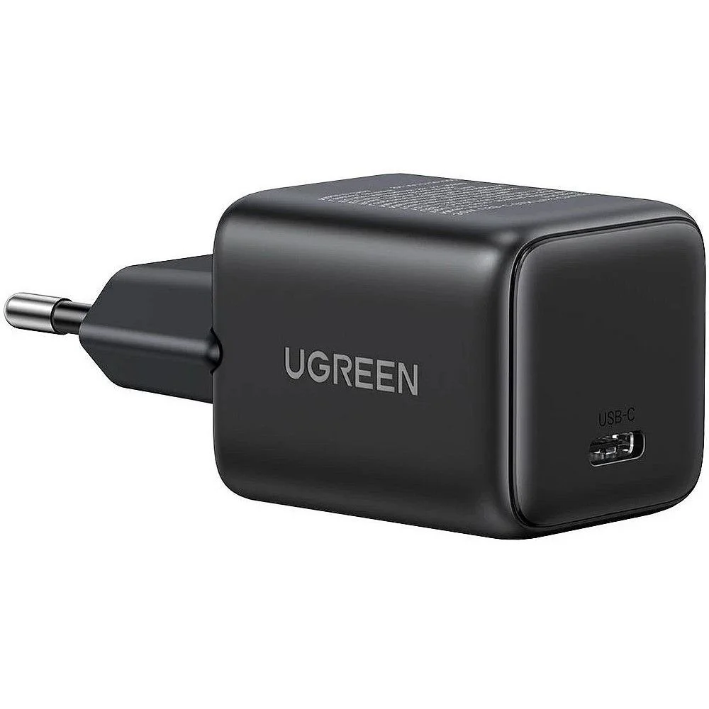 Сетевое зарядное устройство UGREEN X513 (65007) 30W USB-C GaN Fast Charger EU. Цвет: черный