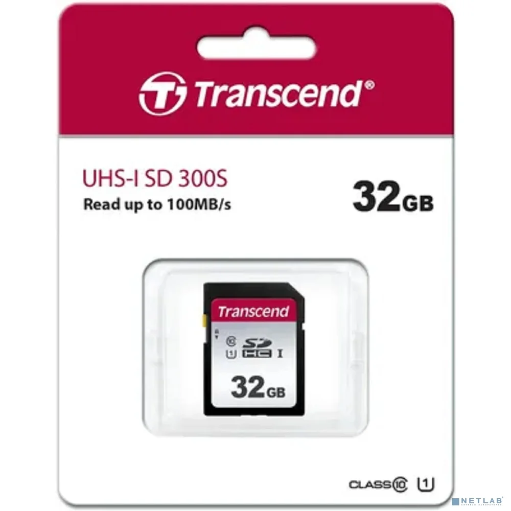 SecureDigital 32Gb Transcend TS32GSDC300S {SDHC Class 10, UHS-I}