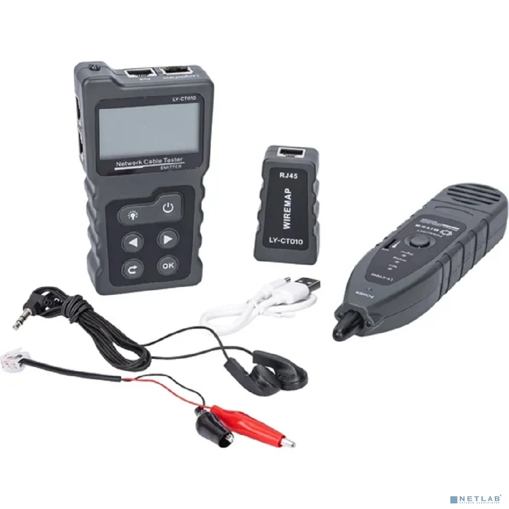 5bites Тестер кабеля LY-CT010 UTP / STP / TEL / POE / TDR / FLASH