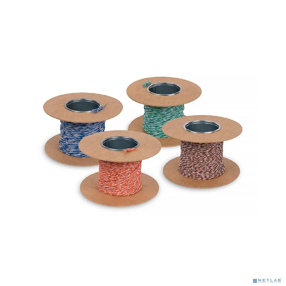 Cabeus UTP-1P-Cat.5e-SOLID-CROSS-100-OR (Jumper Wire) Кроссировочная витая пара, неэкранированная U/UTP, категория 5e, 1 пара (24 AWG), одножильный (solid), без общей внешней оболочки, оранжевая, 100м