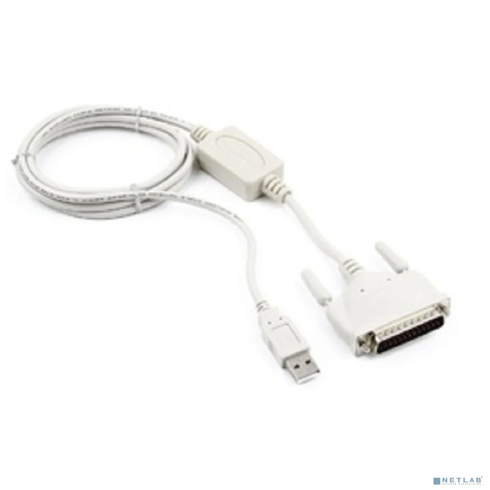 Gembird/Cablexpert Конвертер COM устр.->USB порт AM/DB25M, 1.8м, блистер (UAS112)
