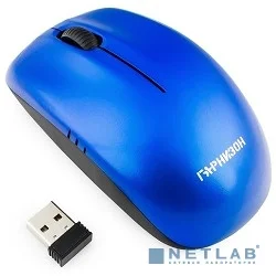 Гарнизон Мышь беспров. GMW-400B, чип X, синий, 1200 DPI, 2 кн.+ колесо-кнопка