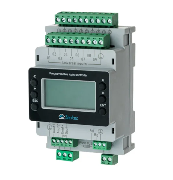 Программируемый логический контроллер Zentec Универсальный ПЛК для монтажа на стандартный рельс М202