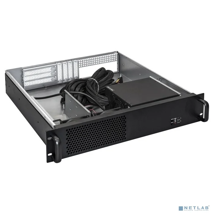 Exegate EX292561RUS Серверный корпус ExeGate Pro 2U450-03 <RM 19", высота 2U, глубина 450, БП 800ADS, USB>